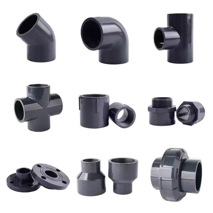 Pipe fittings (elbows, tees, joints)