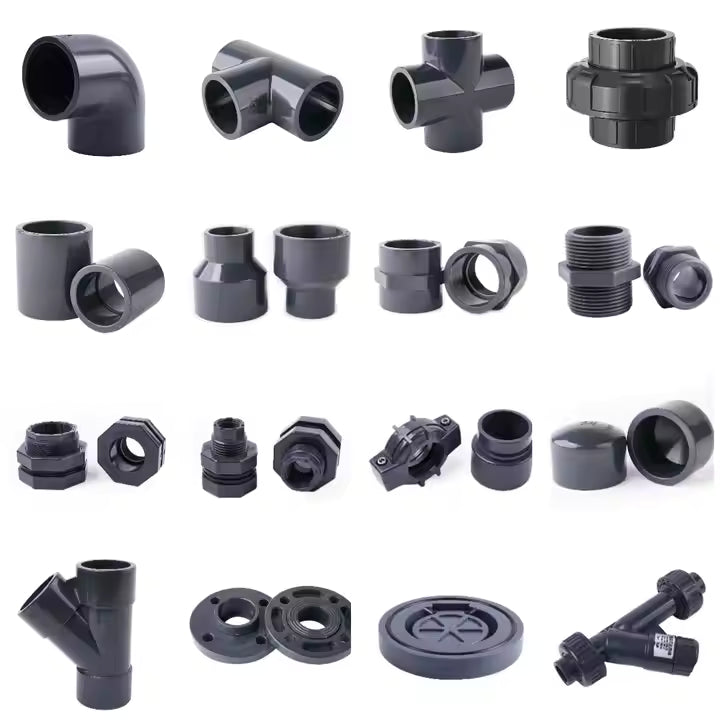 Pipe fittings (elbows, tees, joints)