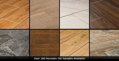 Floor tiles (ceramic, vinyl, or stone)