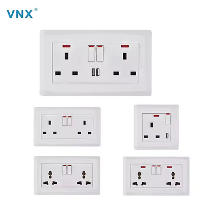 Wall sockets and switches