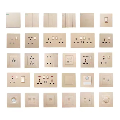 Wall sockets and switches