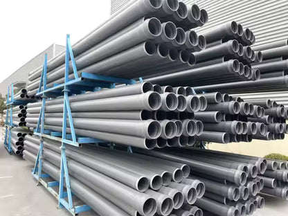 PVC pipes (various sizes for water and waste)