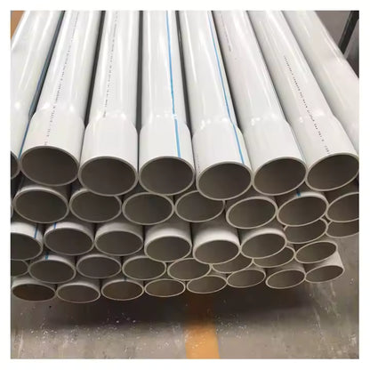 PVC pipes (various sizes for water and waste)