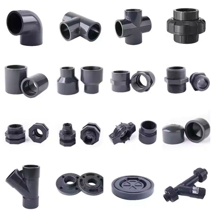 Pipe fittings (elbows, tees, joints)