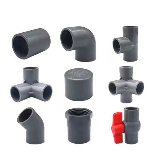Pipe fittings (elbows, tees, joints)