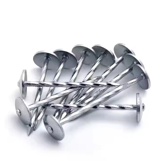 Roofing nails and washers